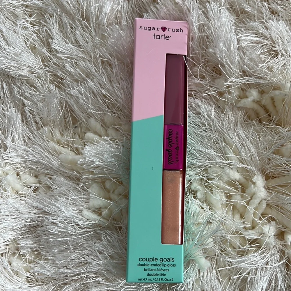 NEW- Tarte Sugar Rush Couple Goals Lip Gloss in Jelly/Donut